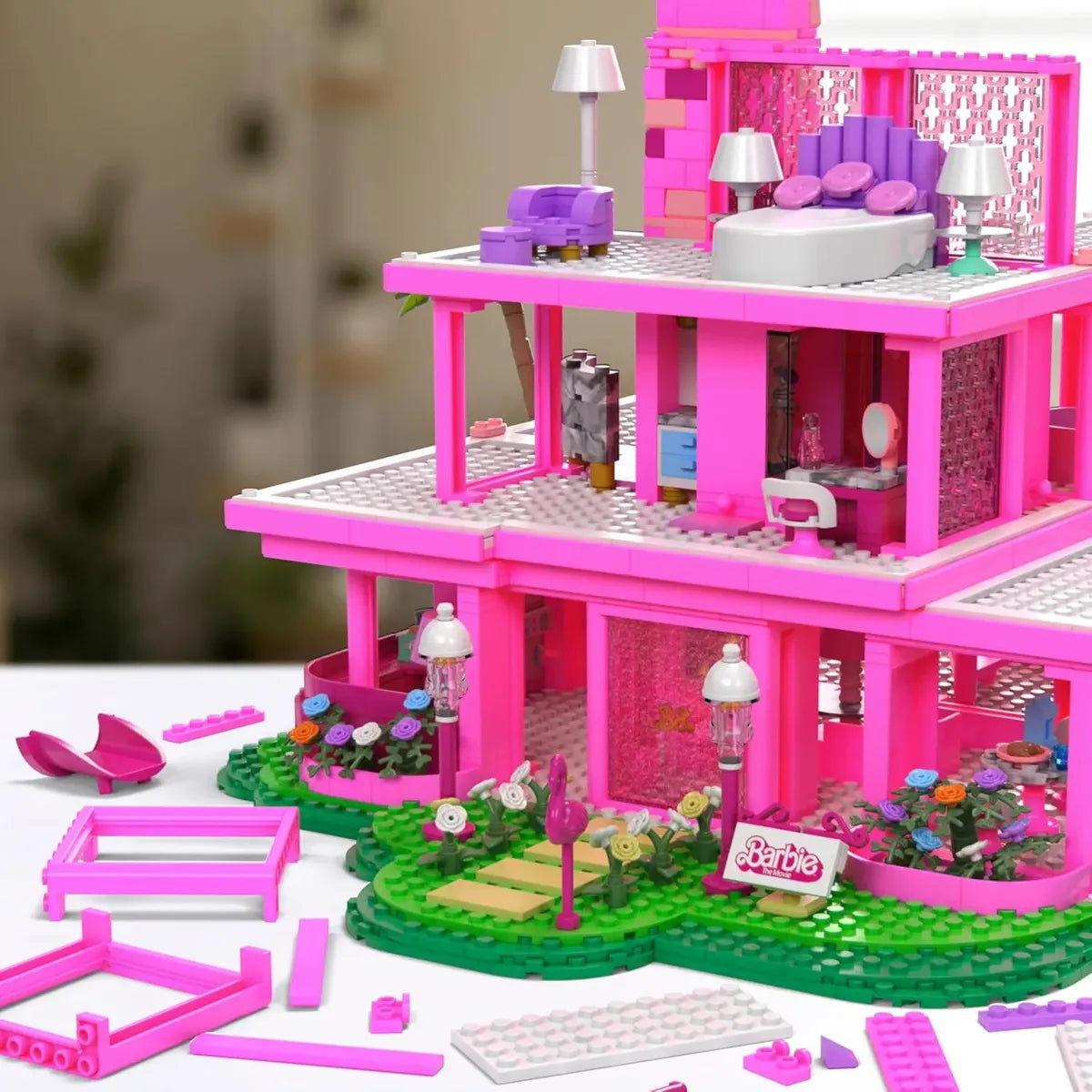 MEGA Barbie La Mansión de los Sueños de 1795 Piezas - Mattel