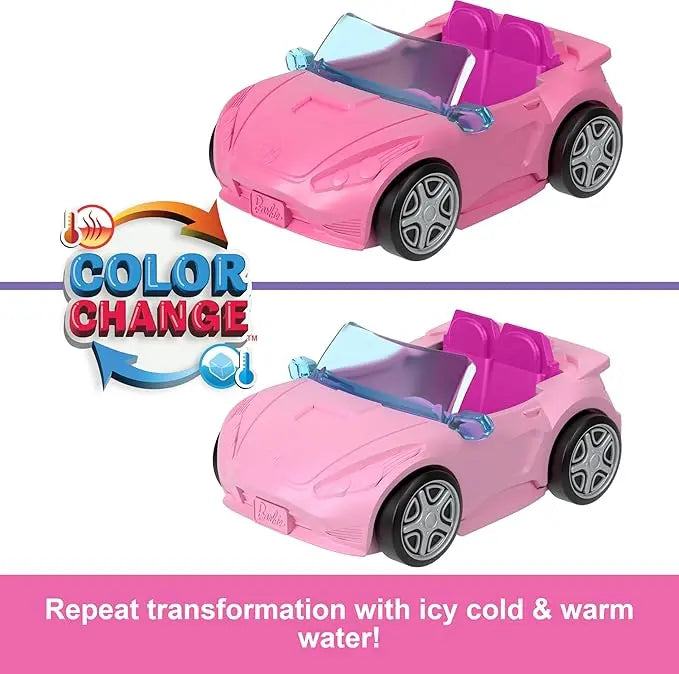 Mini Barbieland Cambia de Color CARRO BARBIE WAY - MATTEL