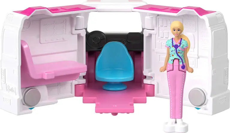 Mini Barbieland Cambia de Color CARRO CLINICA - MATTEL