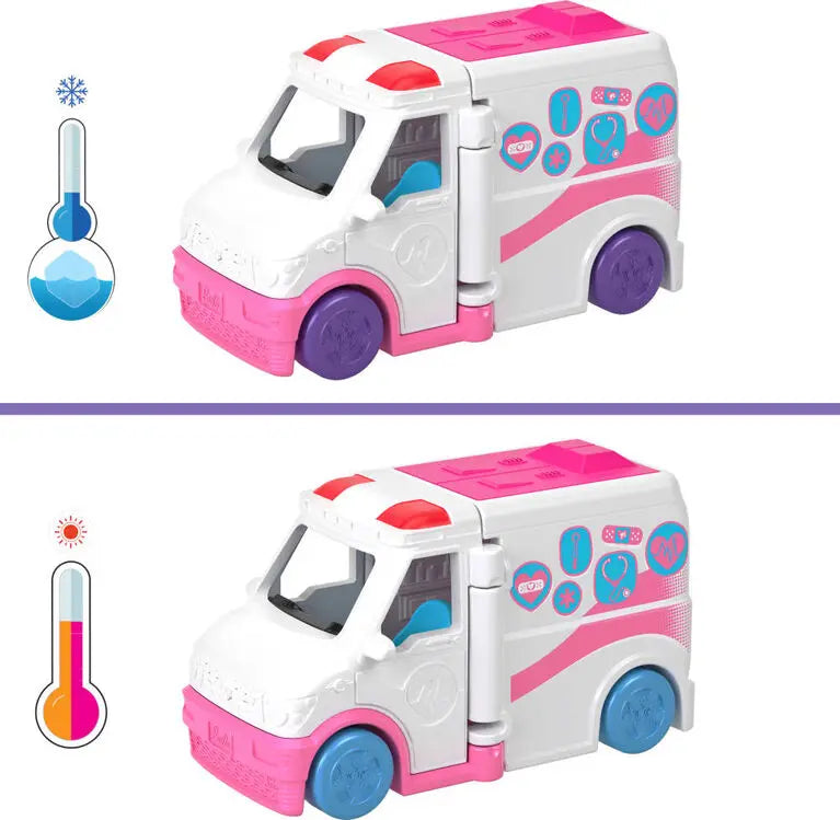 Mini Barbieland Cambia de Color CARRO CLINICA - MATTEL en oferta outlet Colombia saldos a huevo