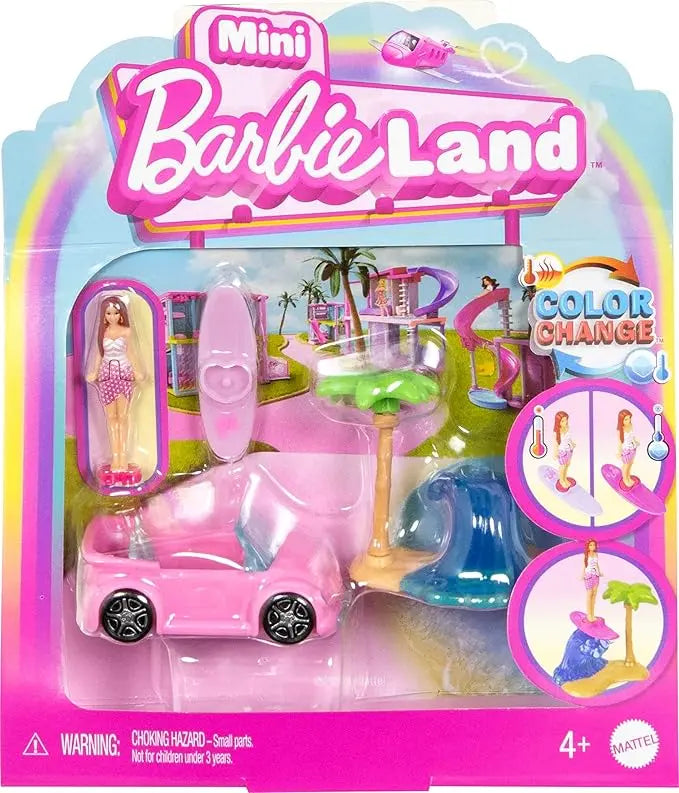 Mini Barbieland Cambia de Color CARRO PLAYA - MATTEL