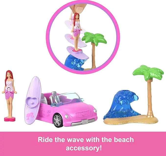 Mini Barbieland Cambia de Color CARRO PLAYA - MATTEL en oferta outlet Colombia saldos a huevo