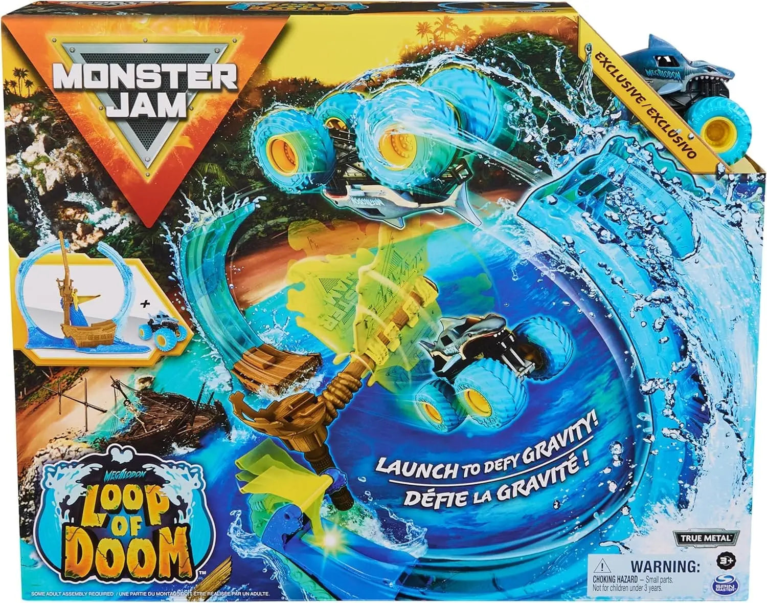 Monster Jam Loop Of Doom Megalodon en oferta outlet Colombia saldos a huevo
