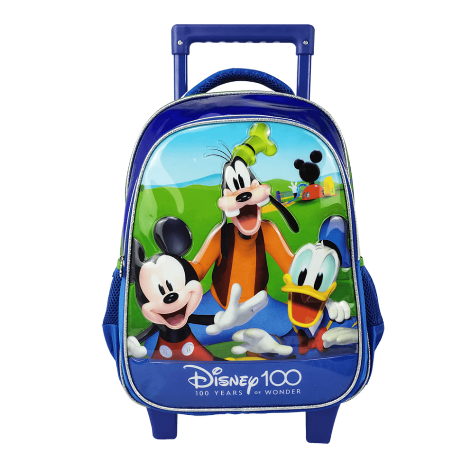 Morral con Ruedas Disney 100 años Mickey, Goofy y Donald - Primavera
