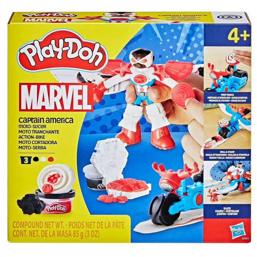 Moto Cortadora Capitán América - Play-Doh en oferta outlet Colombia saldos a huevo