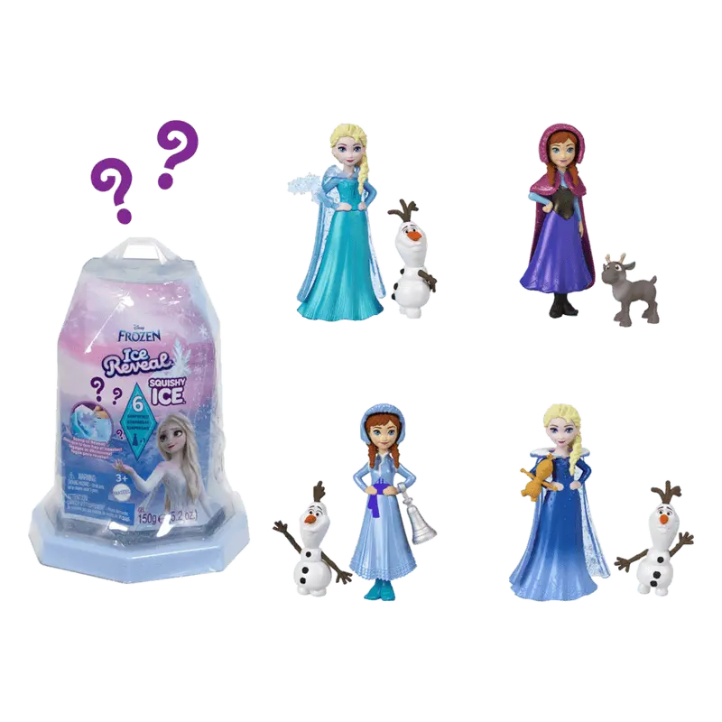 Muñeca Sorpresa Ice Reveal Hielo Mágico - Frozen en oferta outlet Colombia saldos a huevo