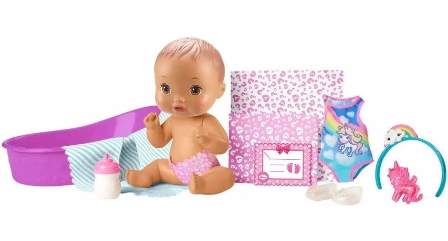 Muñeca Bebé Little Mommy Wonder Nursery Pelo Café – Mattel
