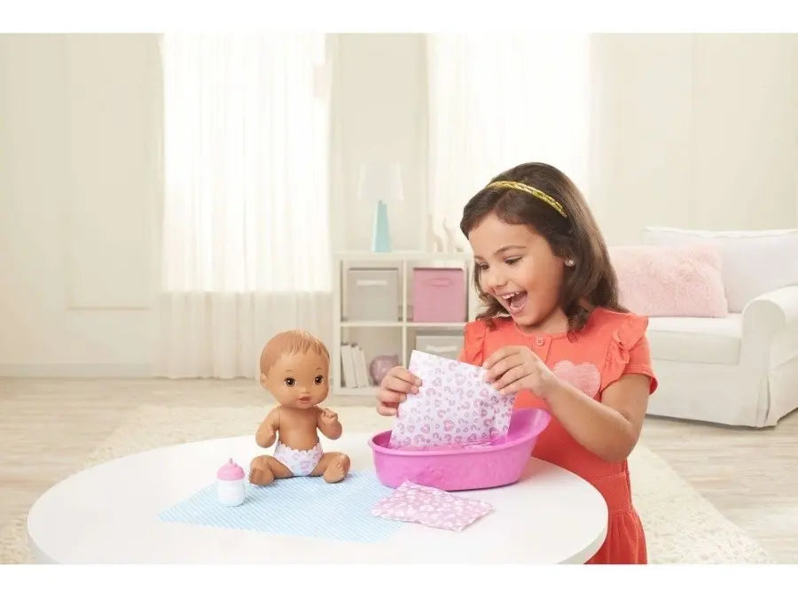 Muñeca Bebé Little Mommy Wonder Nursery Pelo Café – Mattel