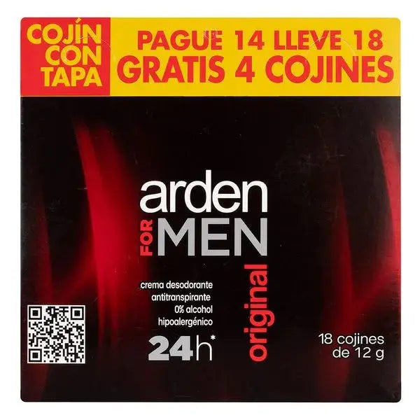 Oferta Desodorante Pague 14 Lleve 18 Cojines en Crema - Arden For Men en oferta outlet Colombia saldos a huevo