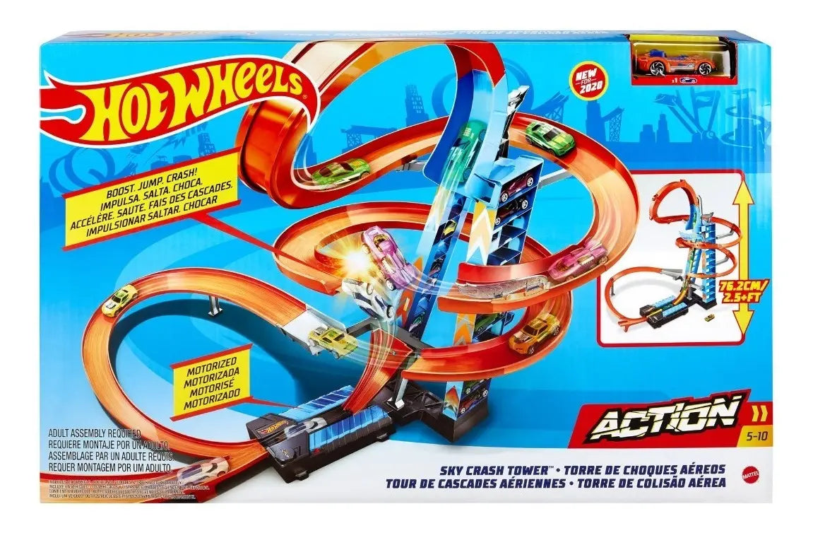 Hot Wheels Torre de Choques Aéreos – Mattel