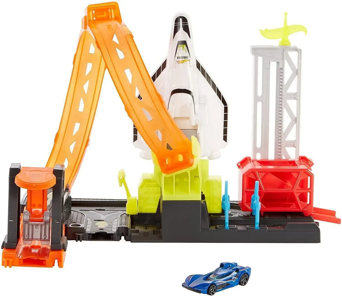 Hot Wheels City Toxic Creatures Súper Despegue de Cohete - Mattel