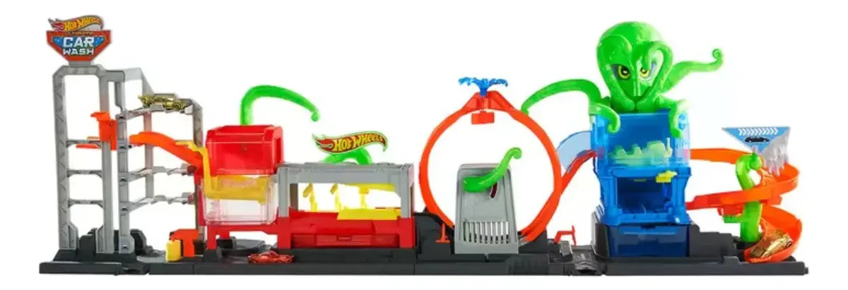 Hot Wheels City Autolavado Ataque Extremo - Mattel