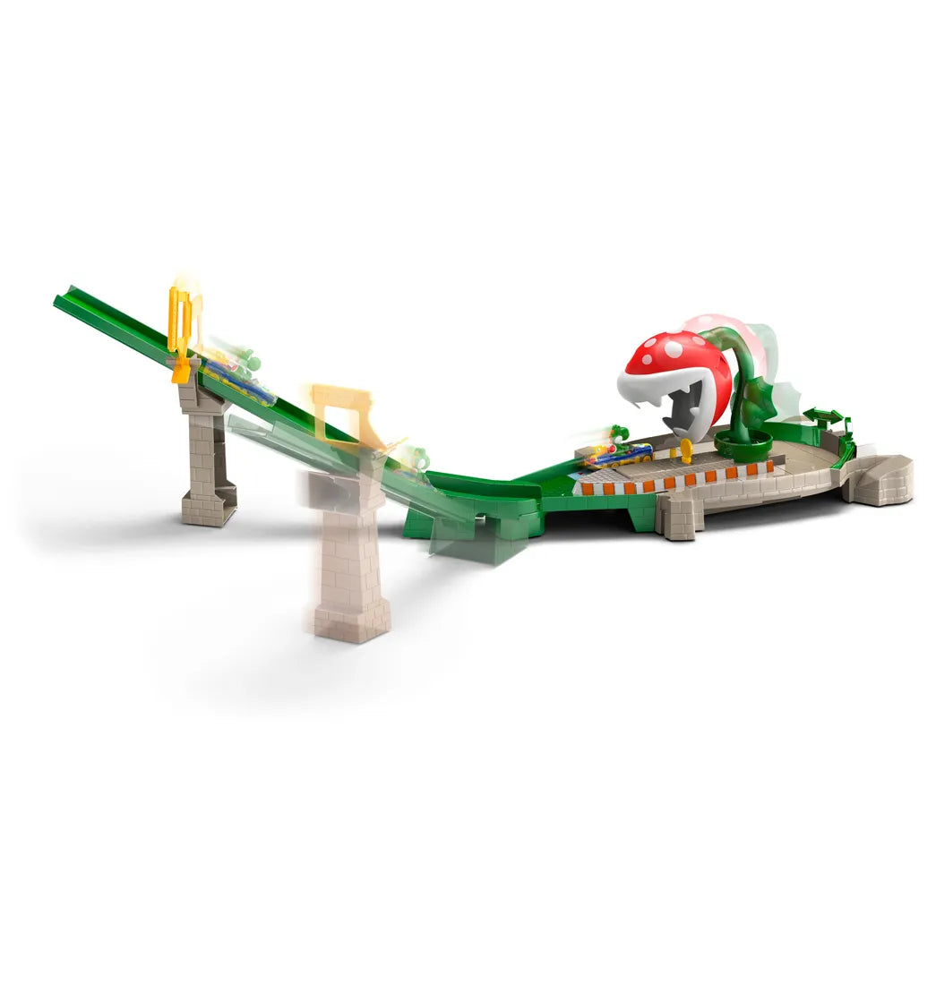 Pista Rampa Piraña Mario Kart – Hot Wheels