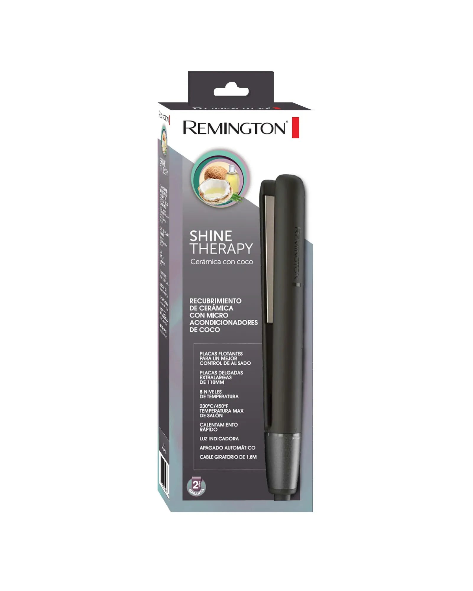 Plancha Alisadora con Cerámica y Coco - Remington en oferta outlet Colombia saldos a huevo