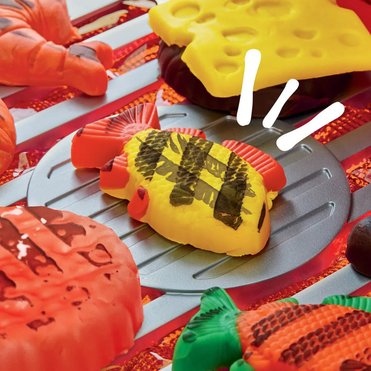 Play Doh La Parrillada Chisporroteante con Luces y Sonidos