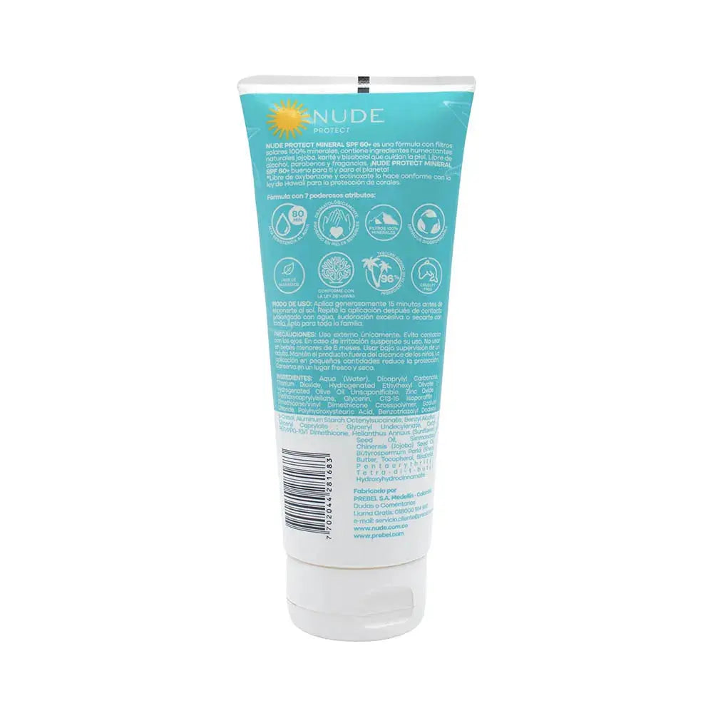 Protector Solar Nude Mineral Corporal SPF 60 100ml