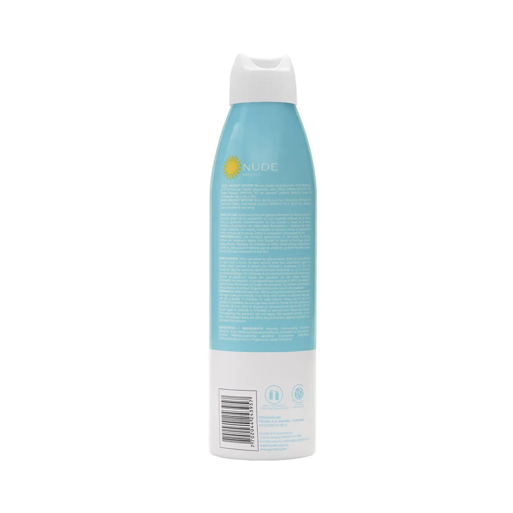 Protector Solar en Aerosol SPF 70 177 ml - Nude