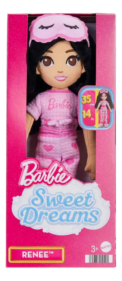 Barbie Peluche Sweet Dreams Renee de 35 cm – Mattel