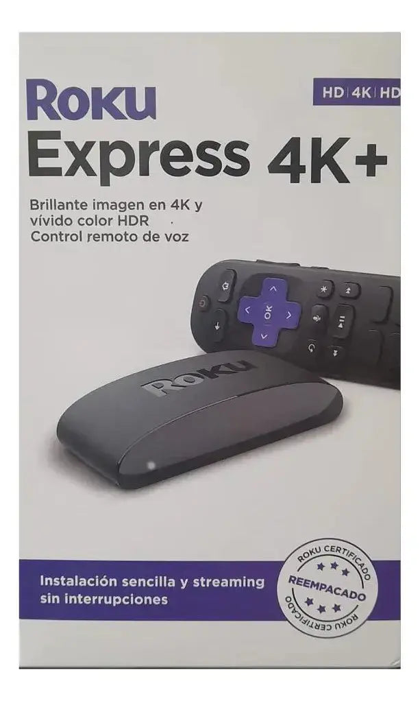 Roku Express 4K+ (Reempacado) en oferta outlet Colombia saldos a huevo