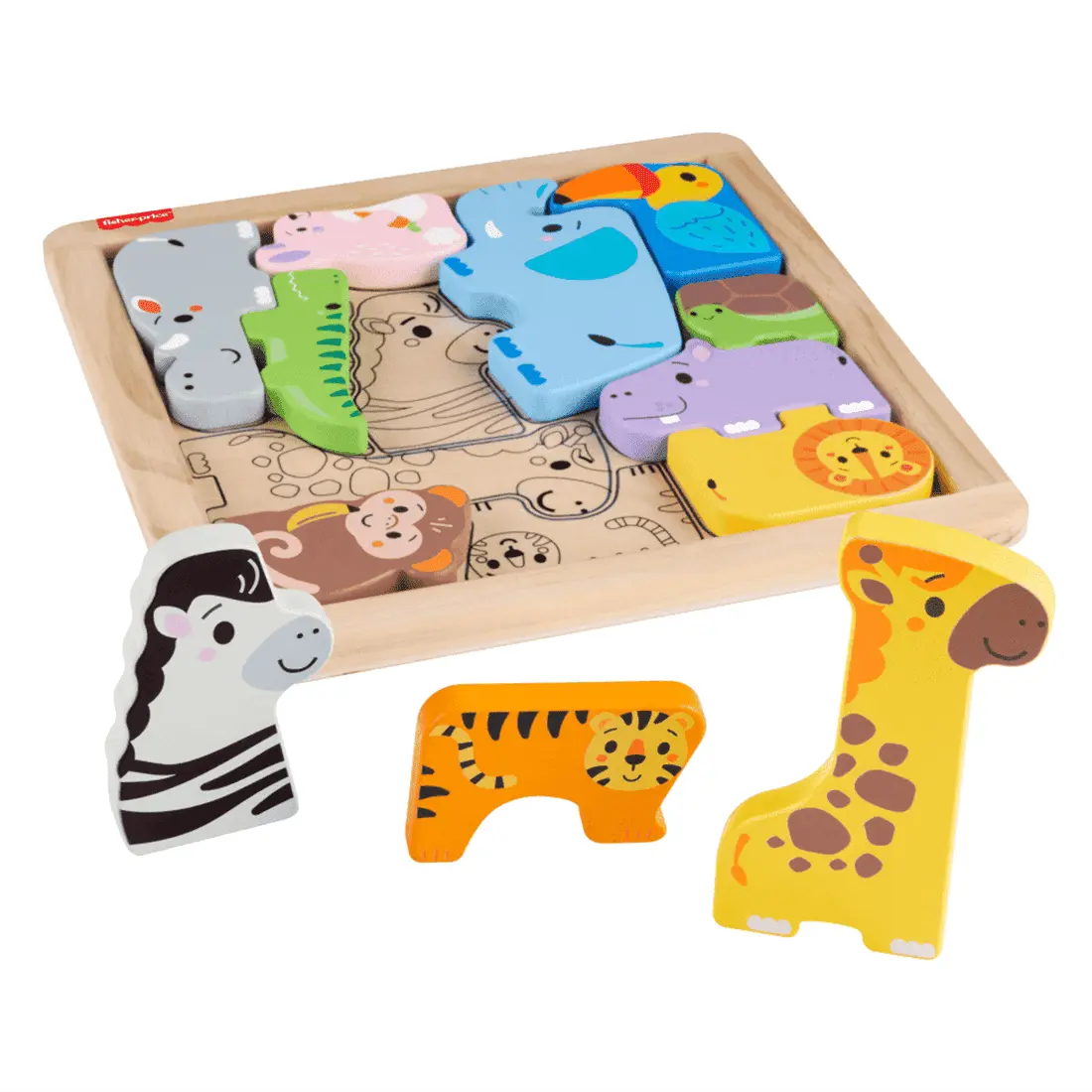 Rompecabezas de Madera Animales - FISHER PRICE