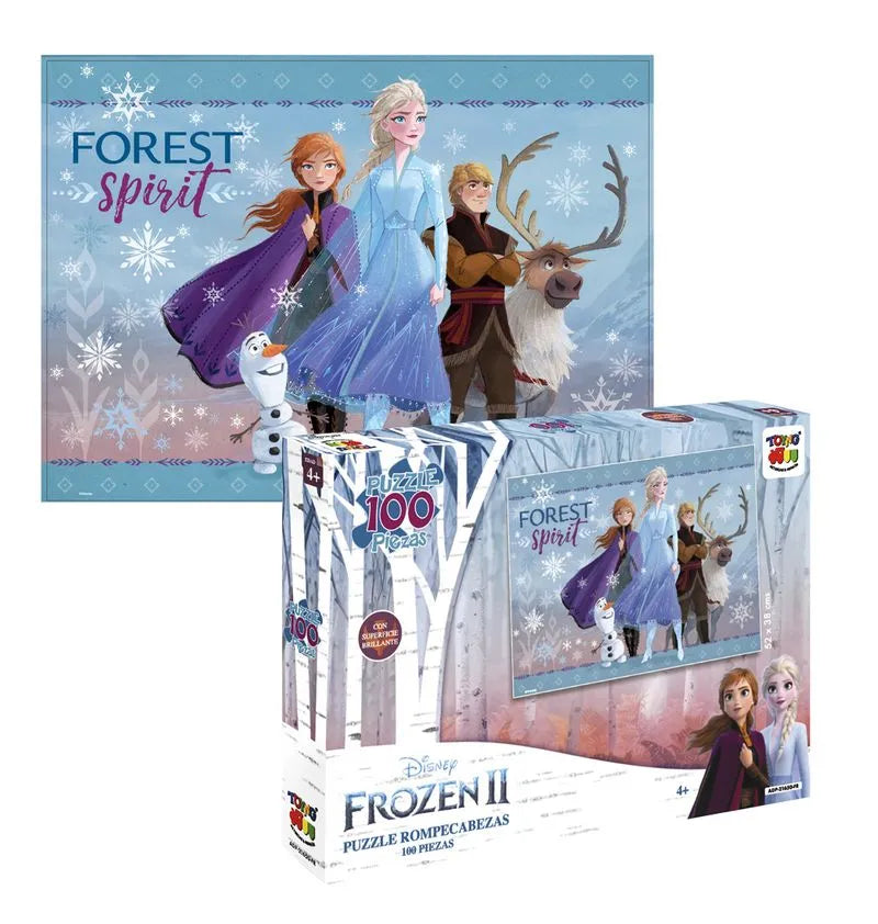 Rompecabezas Disney Frozen II de 100 Piezas en oferta outlet Colombia saldos a huevo