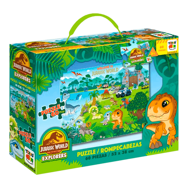 Rompecabezas Jurassic Explorer de 60 Piezas – Jurassic World en oferta outlet Colombia saldos a huevo