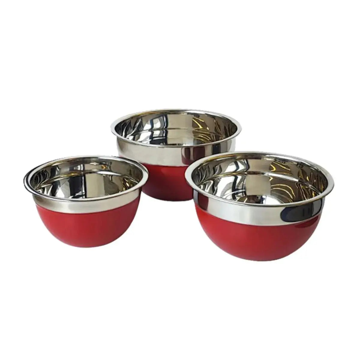 Set de 3 Bowls de Acero Inoxidable Belia