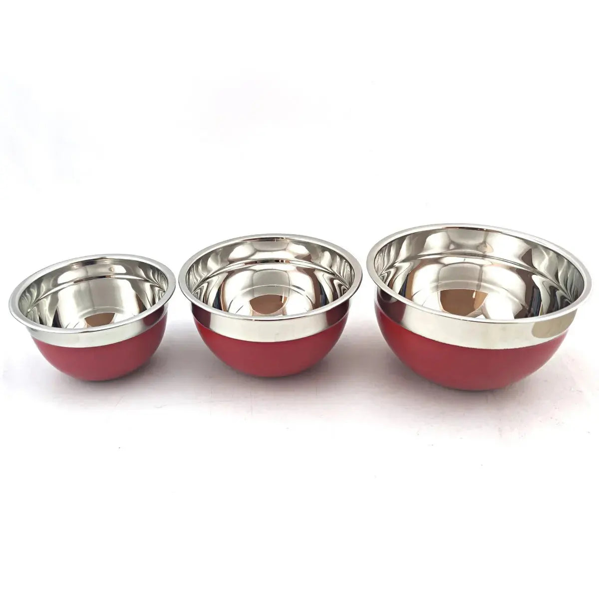 Set de 3 Bowls de Acero Inoxidable Belia
