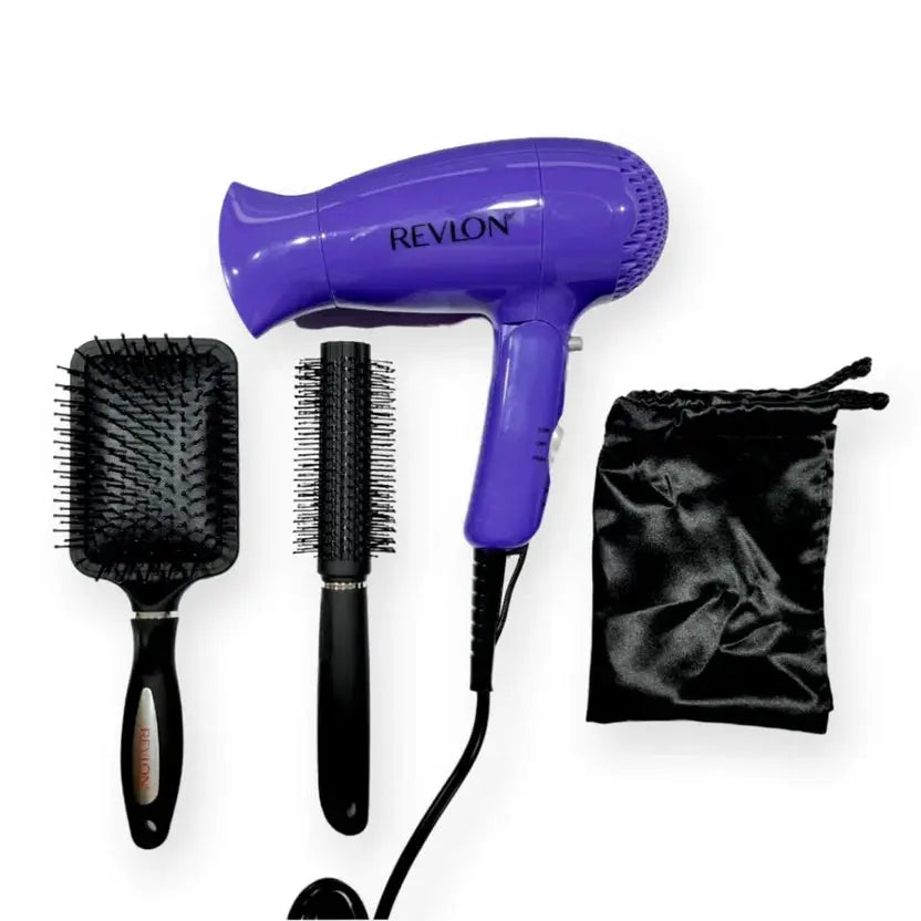 Set de Viaje Secador + 2 Cepillos - Revlon