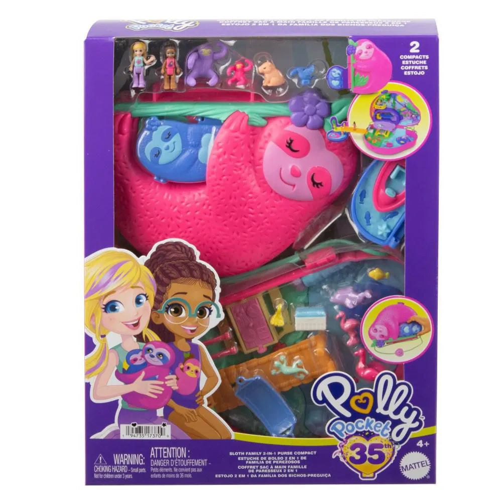 Set de juego Bolso Familia de Perezosos - Polly Pocket en oferta outlet Colombia saldos a huevo