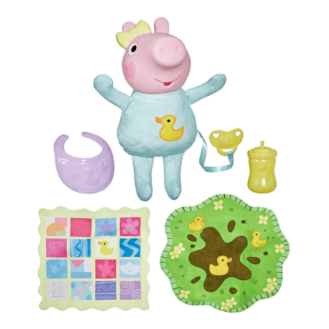 Muñeca Interactiva Evie Gruñidos y Abrazos Peppa Pig - Hasbro