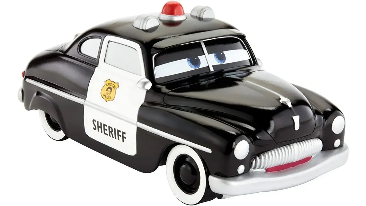 Vehículo Sheriff Disney Pixar Cars – Mattel en oferta outlet Colombia saldos a huevo