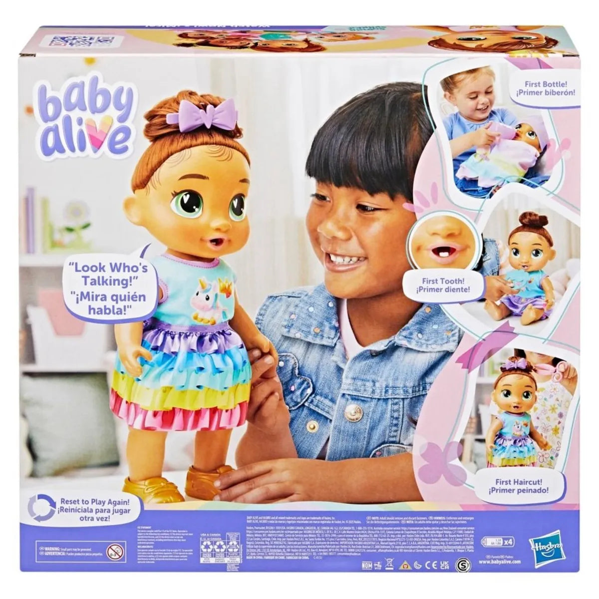 Muñeca Baby Alive Baby Grows Up Sophia Sparkle – Hasbro