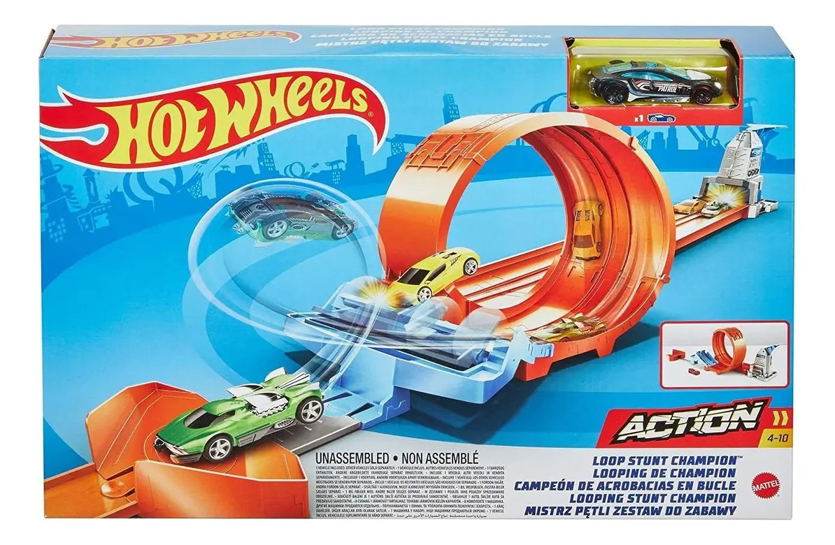Hot Wheels Stunt Tracks Campeonato de Loop con – Mattel