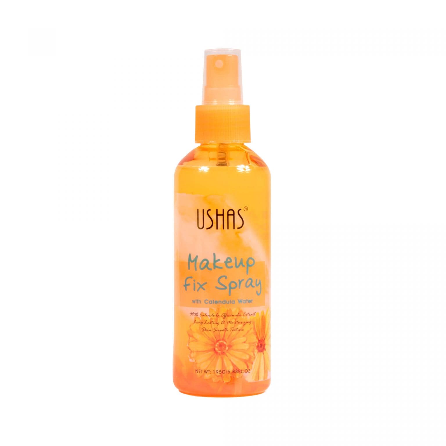 Fijador de Maquillaje con Agua de Caléndula Ushas 195ml