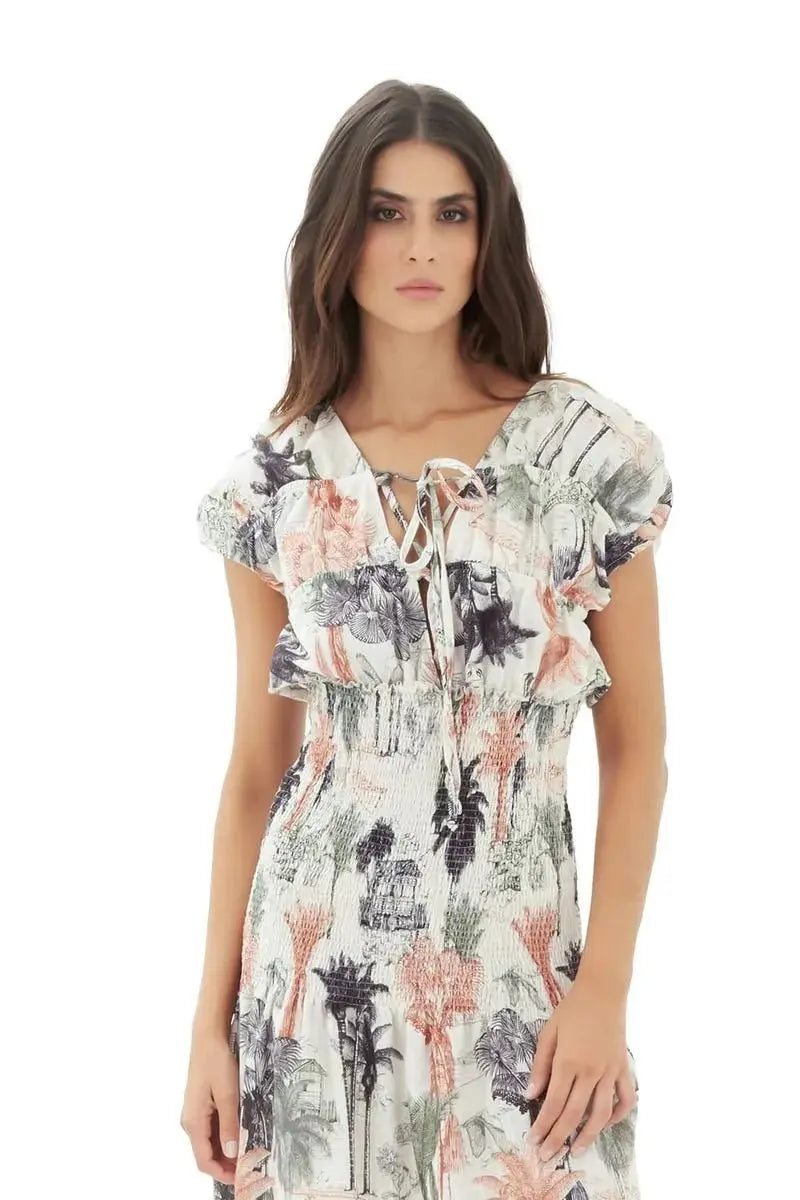 Vestido Largo Carlota Memory Mul MERCEDES CAMPUZANO 5057 en oferta outlet Colombia saldos a huevo