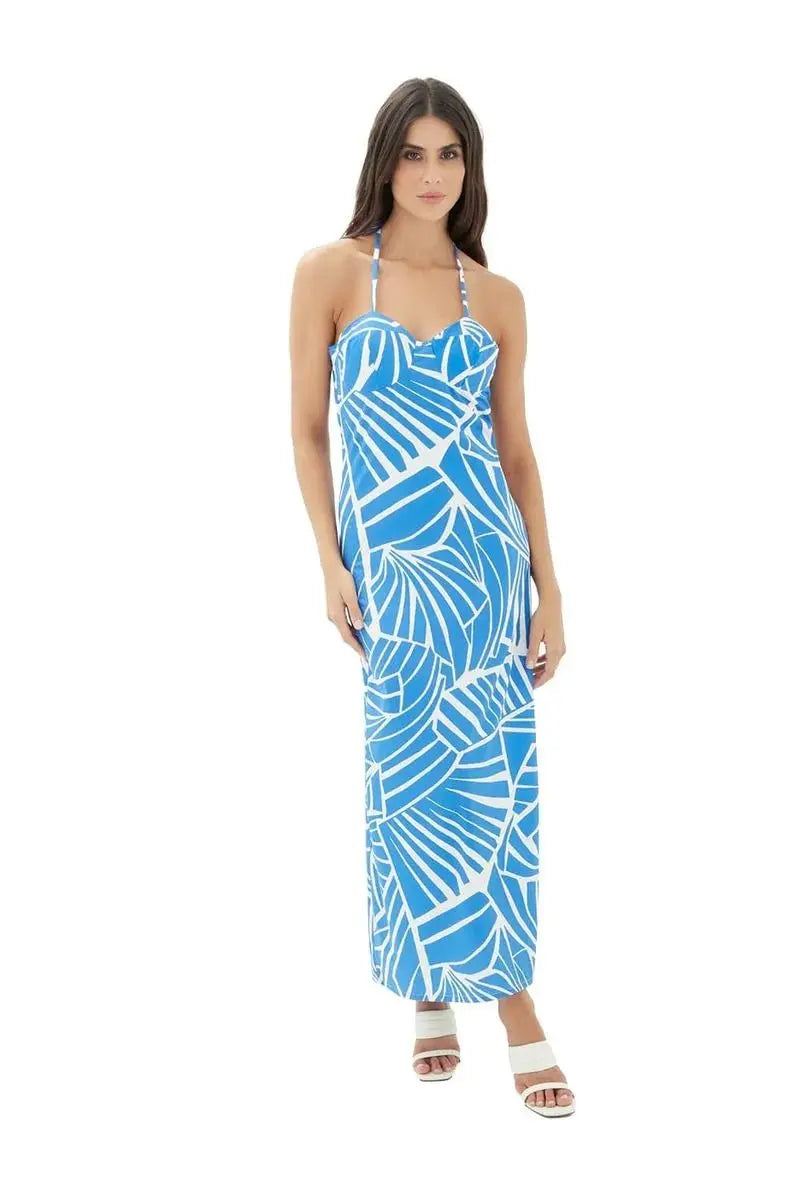 Vestido Largo Entresueños Suspiros Azul MERCEDES CAMPUZANO 5016 en oferta outlet Colombia saldos a huevo