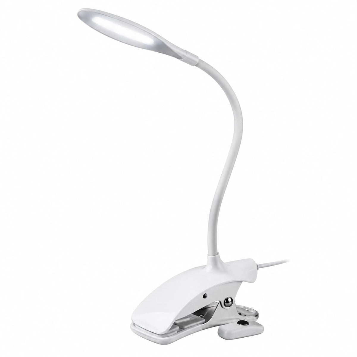 Lámpara LED con Pinza y Cuello Flexible 360°