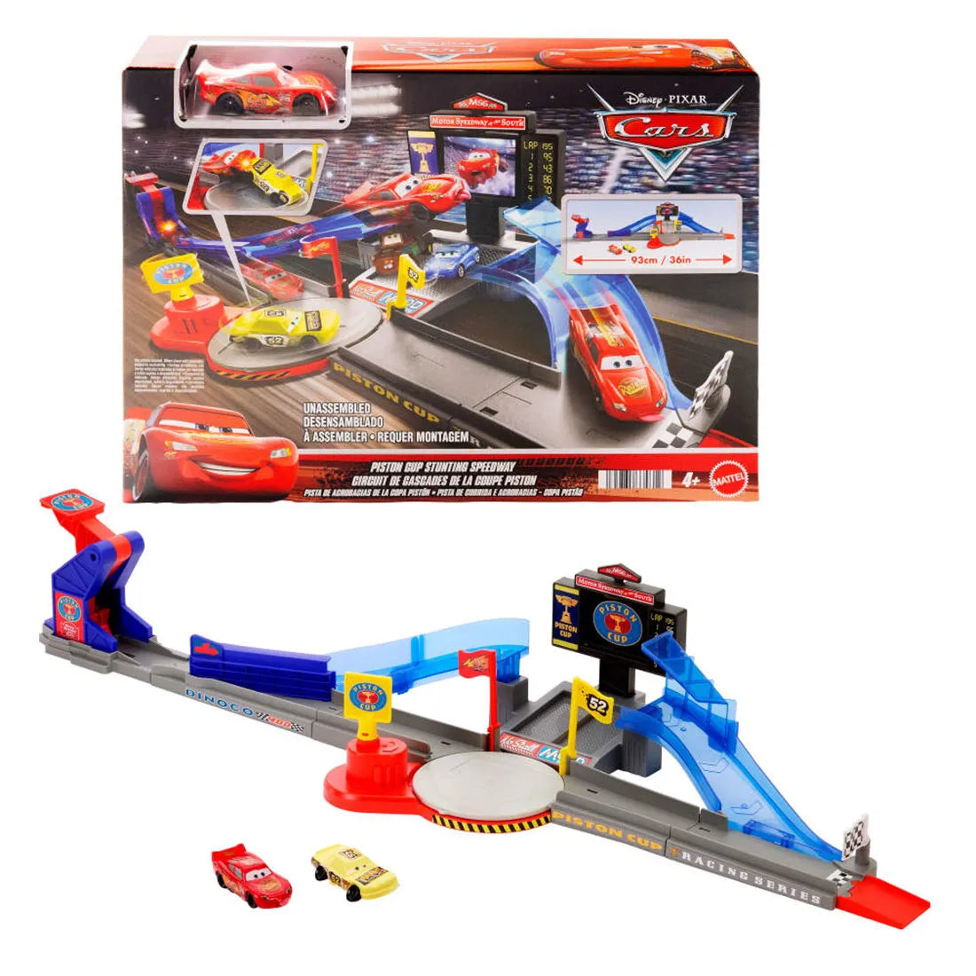 Pista de Acrobacias Copa Pistón Salto Épico Cars – Mattel