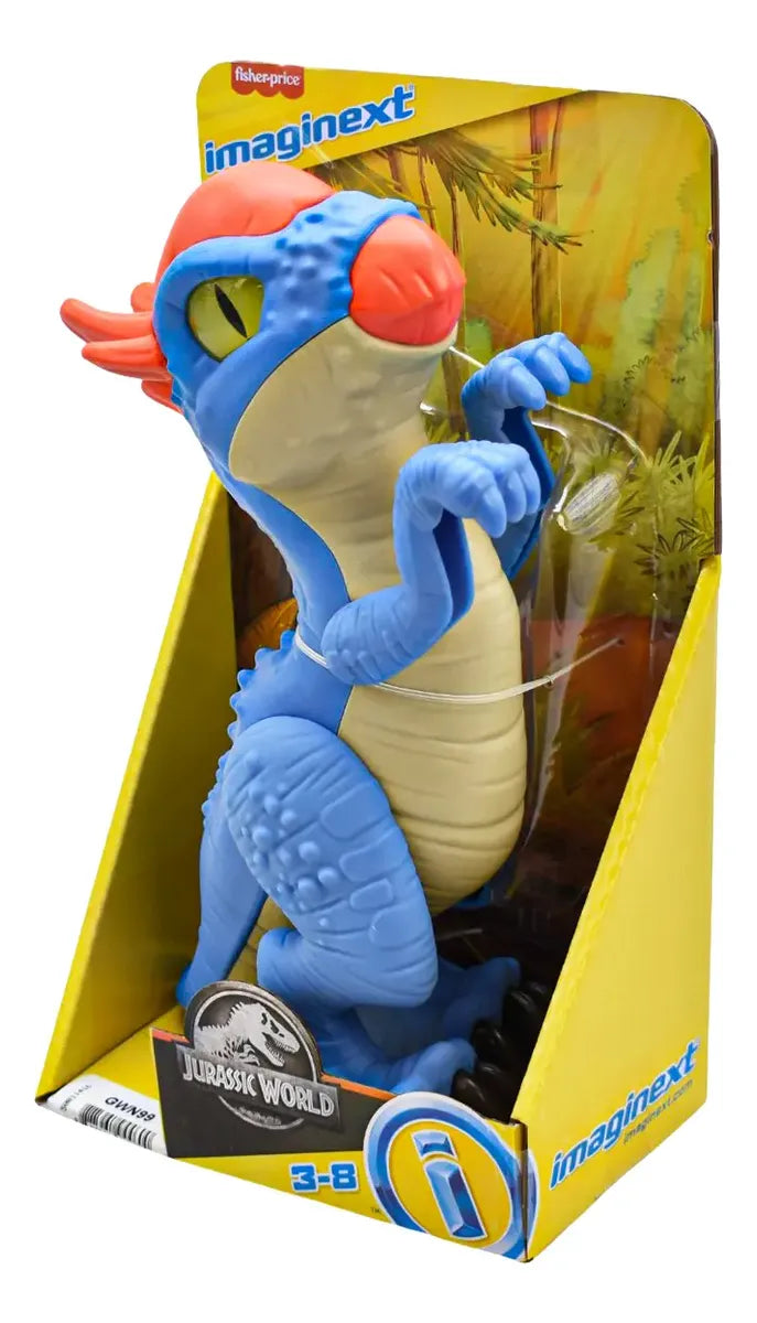 Imaginext Jurassic World Stygimoloch Azul XL – Fisher Price en oferta outlet Colombia saldos a huevo
