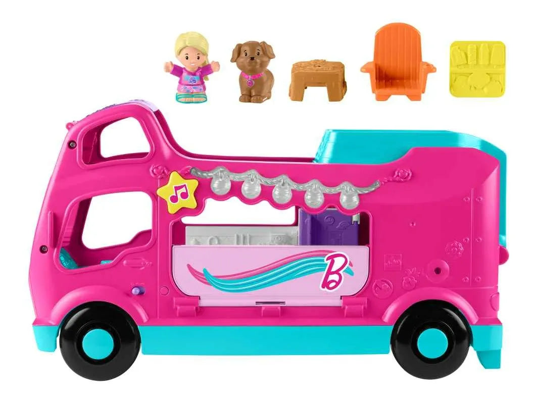 Barbie Camper de los Sueños Luces & Sonidos - Little People en oferta outlet Colombia saldos a huevo