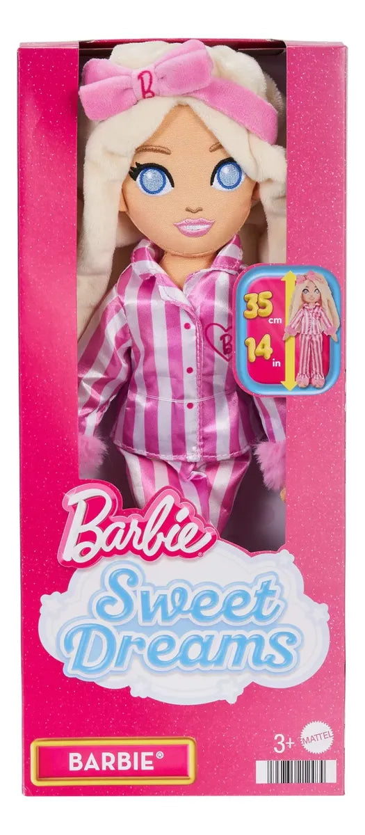 Peluche Sweet Dreams Barbie de 35 cm – Mattel