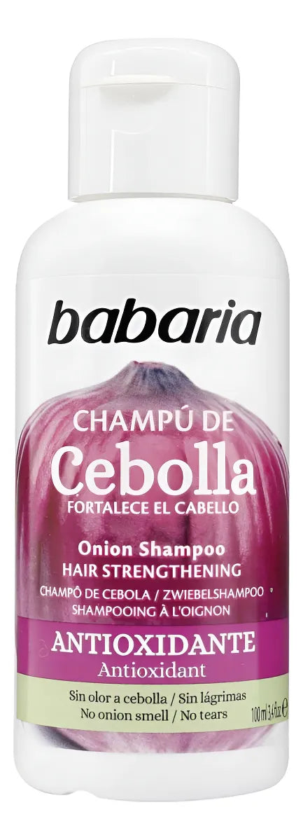 Shampoo Reparador de Cebolla 100 ml – Babaria en oferta outlet Colombia saldos a huevo