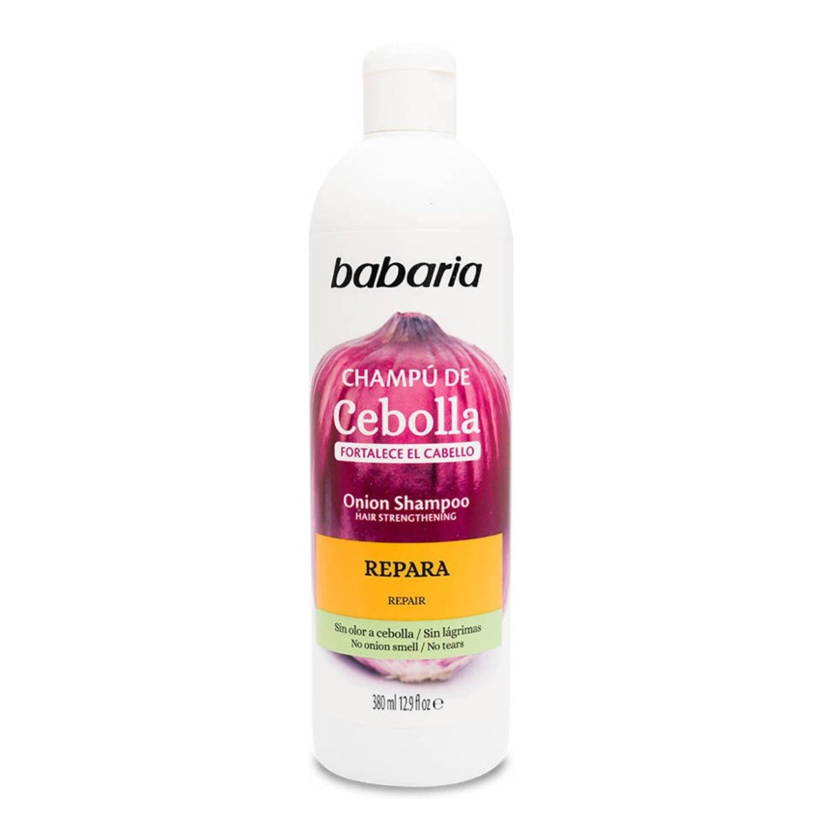 Shampoo Reparador de Cebolla 380 ml – Babaria en oferta outlet Colombia saldos a huevo