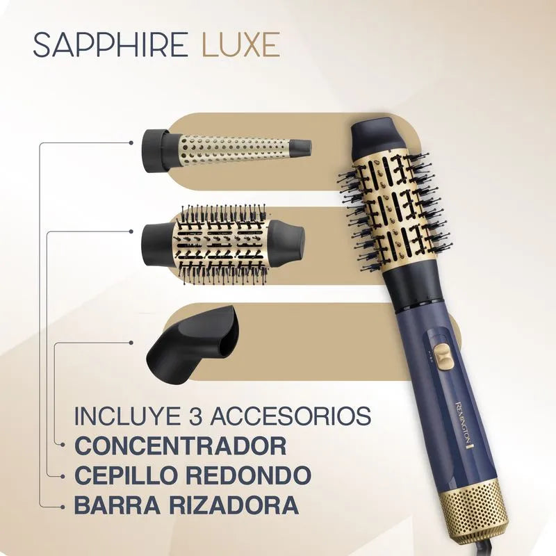 Cepillo de Aire y Multiestilizador Sapphire Luxe AS5805 - Remington
