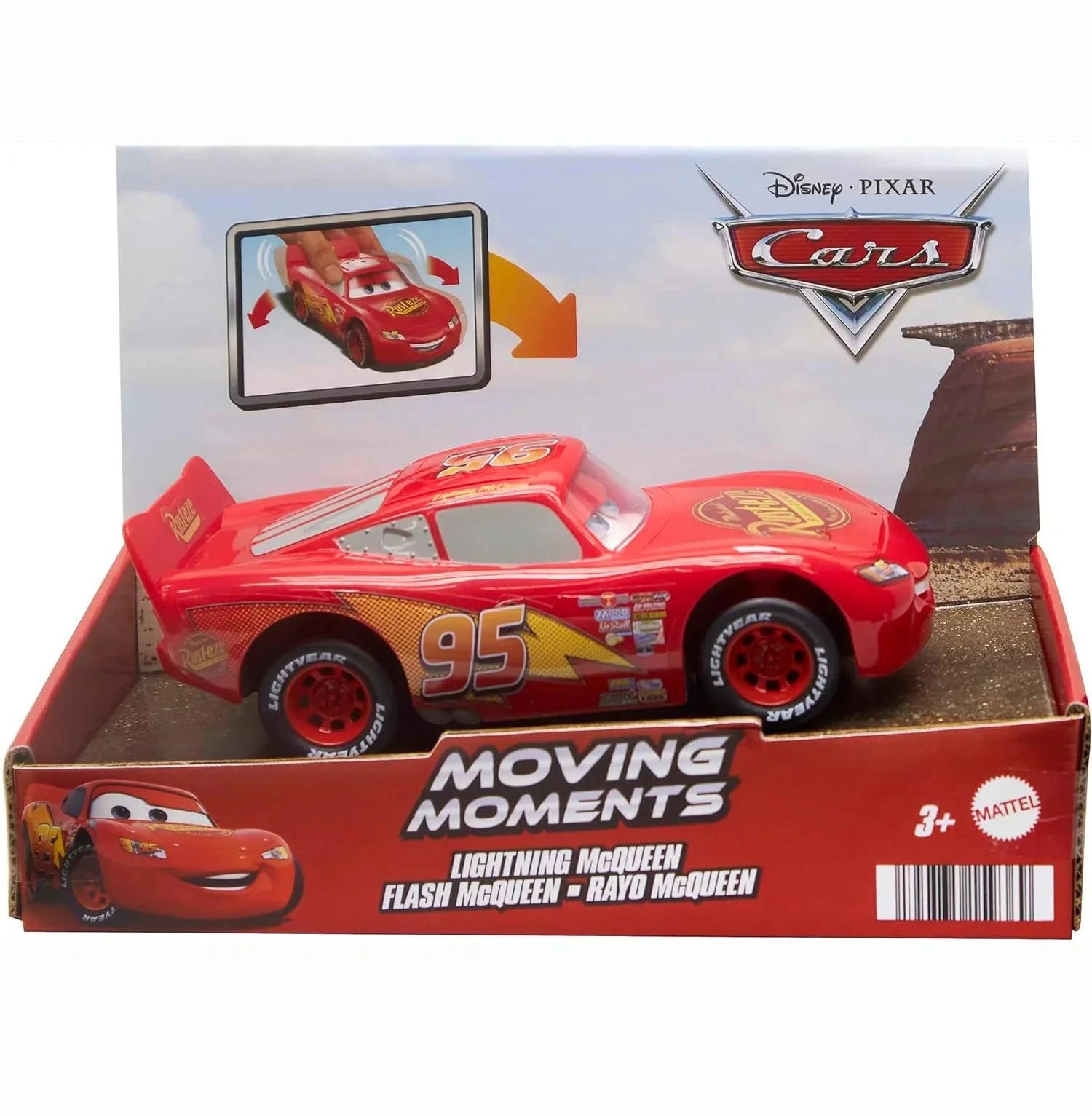 Disney y Pixar Cars – Moving Moments Rayo McQueen en oferta outlet Colombia saldos a huevo