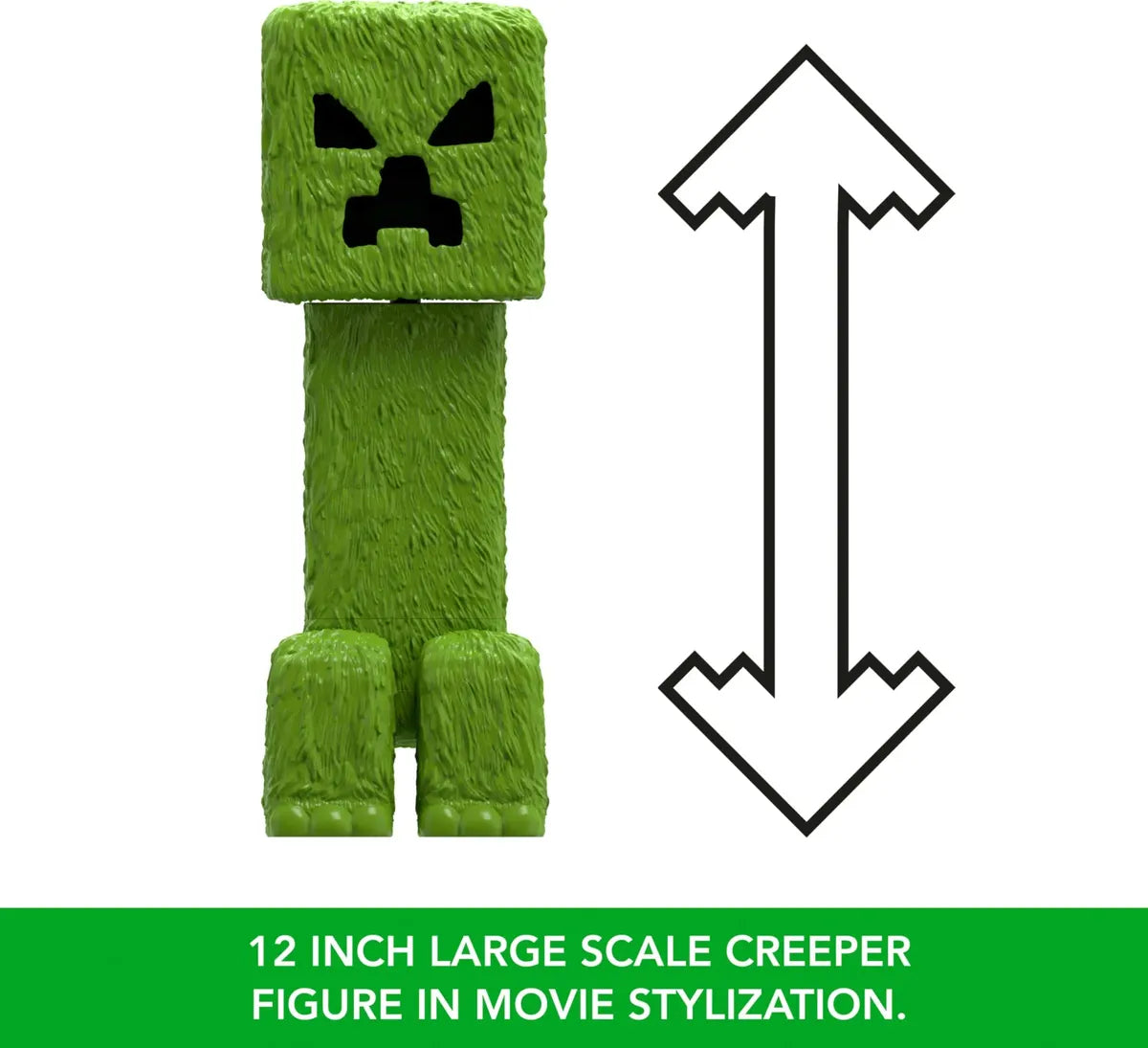 Figura de Acción Minecraft Creeper Articulada de 30 cm