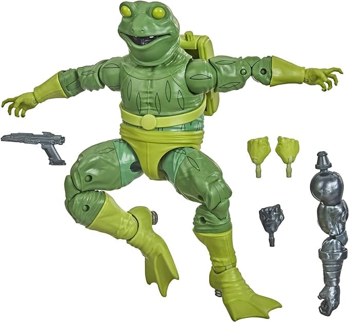 Figura de acción Frog-Man Marvel Legends Series en oferta outlet Colombia saldos a huevo