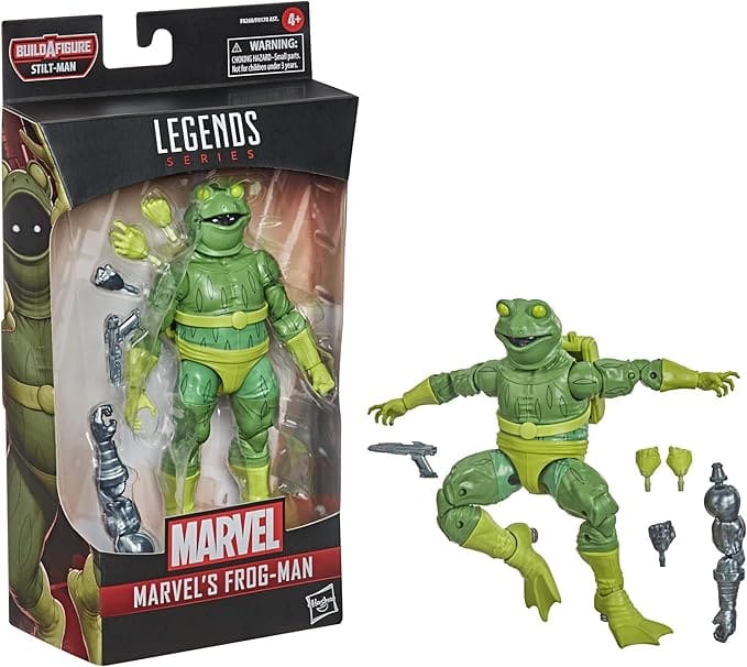 Figura de acción Frog-Man Marvel Legends Series en oferta outlet Colombia saldos a huevo