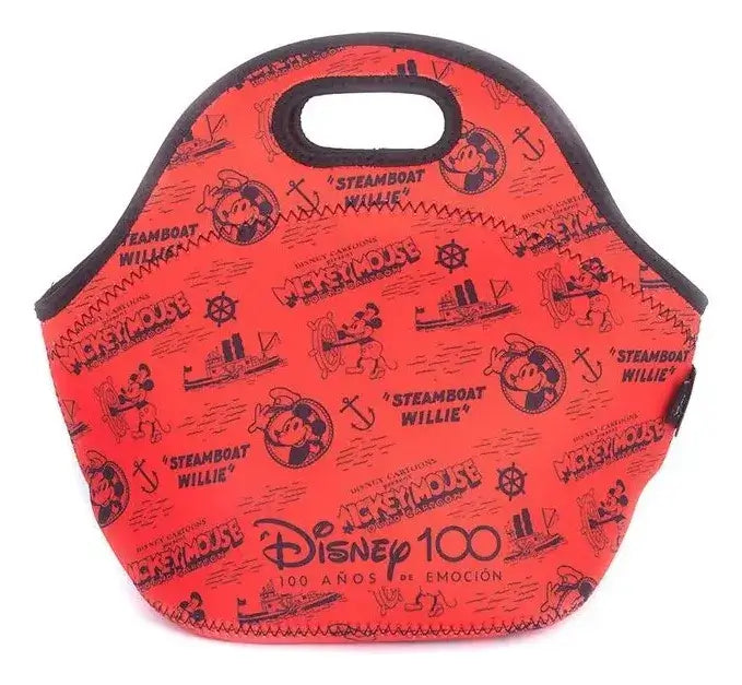 Lonchera Térmica Mickey Mouse ROJA 100 años en oferta outlet Colombia saldos a huevo